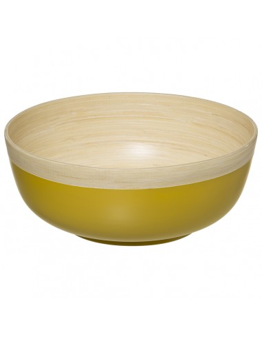 INSALATIERE E SCODELLE PLASTICA: vendita online INSALATIERA BAMBOO 30CM GIALLO in offerta