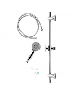 ACCESSORI VASCA E DOCCIA: vendita online SET DOCCIA TUBO 150CM E COLONNA 70CM INOX in offerta