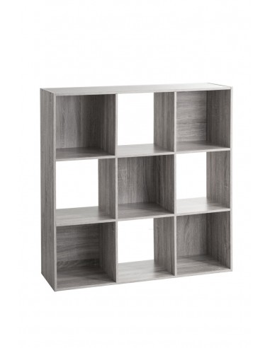 MENSOLE E SCAFFALI: vendita online 5five Mix n Modul, scaffale 9 ripiani, effetto rovere grigio, libreria moderna, mobile con...