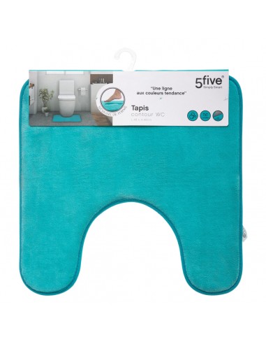 TAPPETI BAGNO: vendita online TAPPETO WC 48X48 TURCHESE in offerta