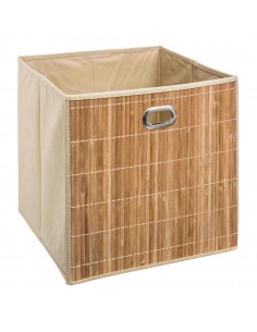 ACCESSORI: vendita online Cestino Mix N Modul 31x31cm, contenitore in bambù, colore latte, portaoggetti, organizer, salvaspaz...