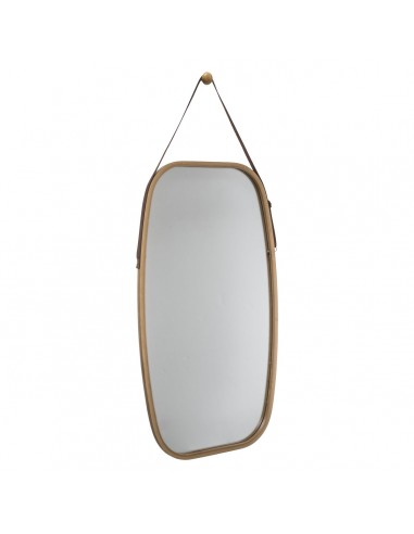 SPECCHI E MOBILETTI: vendita online SPECCHIO C/APPENDINO VETRO/BAMBOO 43X77CM in offerta