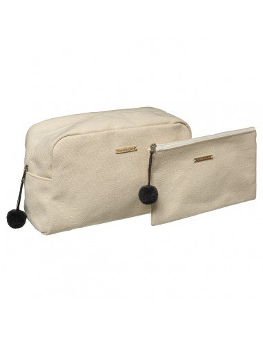 ACCESSORI BAGNO: vendita online SET 2 TROUSSE BAGNO BIANCO in offerta