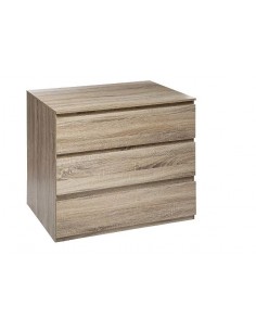 MOBILETTI E CONSOLE: vendita online CASSETTIERA 3 CASSETTI 78X48X73CM in offerta