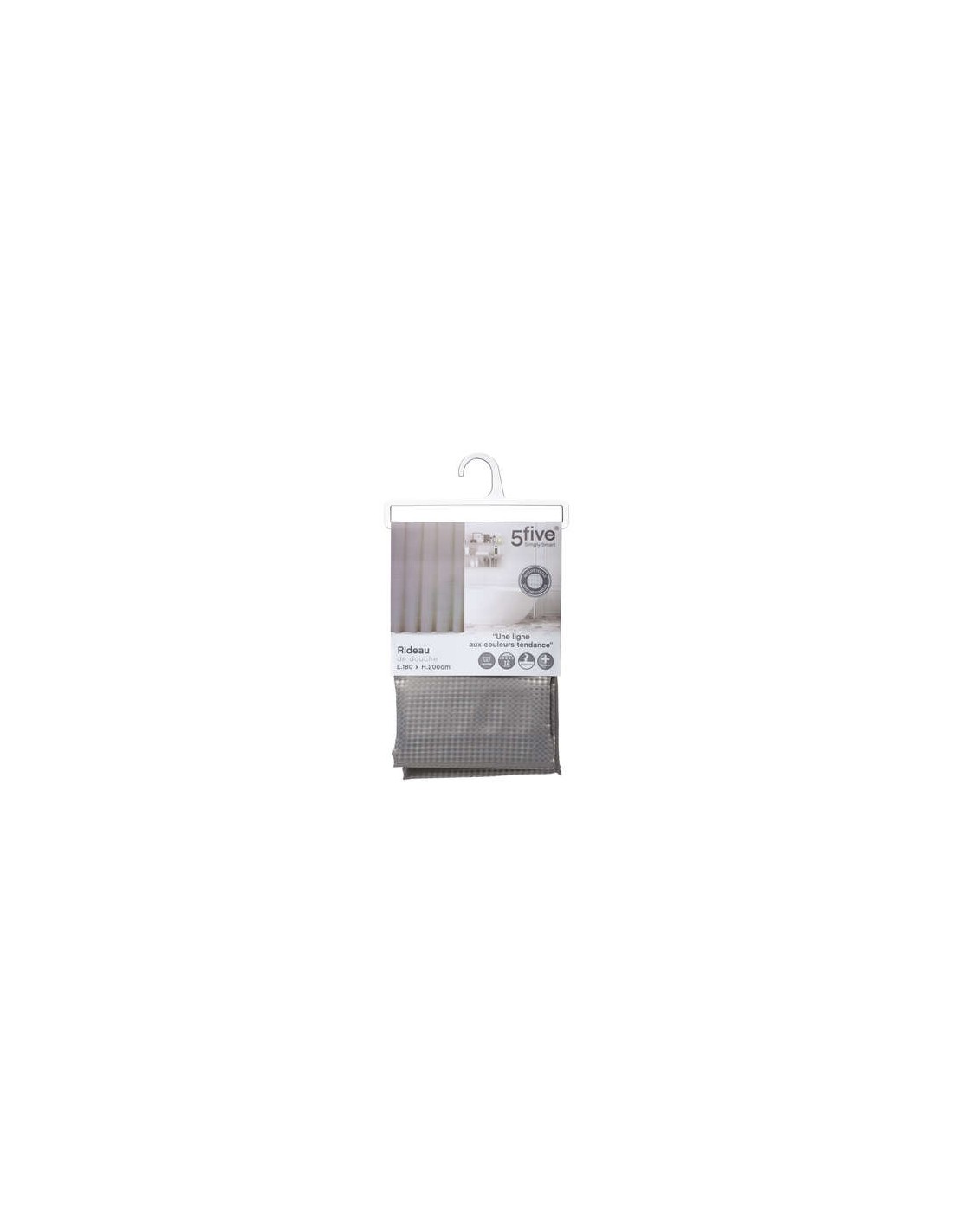 ACCESSORI VASCA E DOCCIA: vendita online TENDA DOCCIA 138055H 180X200 GRIGIO in offerta