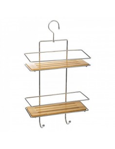 ACCESSORI VASCA E DOCCIA: vendita online MENSOLA 174614 2 PIANI BAMBOO/METALLO in offerta