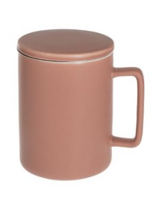 TAZZE CAFFE' E LATTE: vendita online TAZZA 154609B C/INFUSORE TERRACOTTA 40CL in offerta