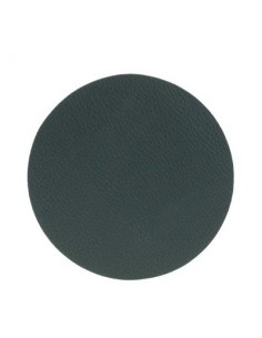 TOVAGLIETTE E TAPPETINI: vendita online SET 6 SOTTOBICCHIERI TENOR EFFETTO PELLE, VERDE D 10 CM in offerta