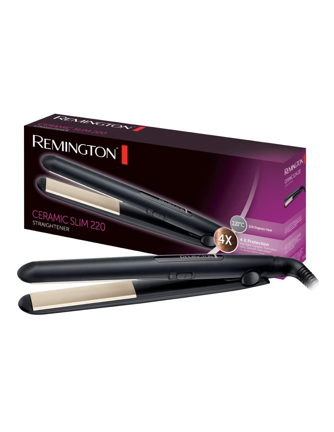 PIASTRE PER CAPELLI: vendita online CERAMIC SLIM 220 PIASTRA PER CAPELLI S1510 REMINGTON in offerta