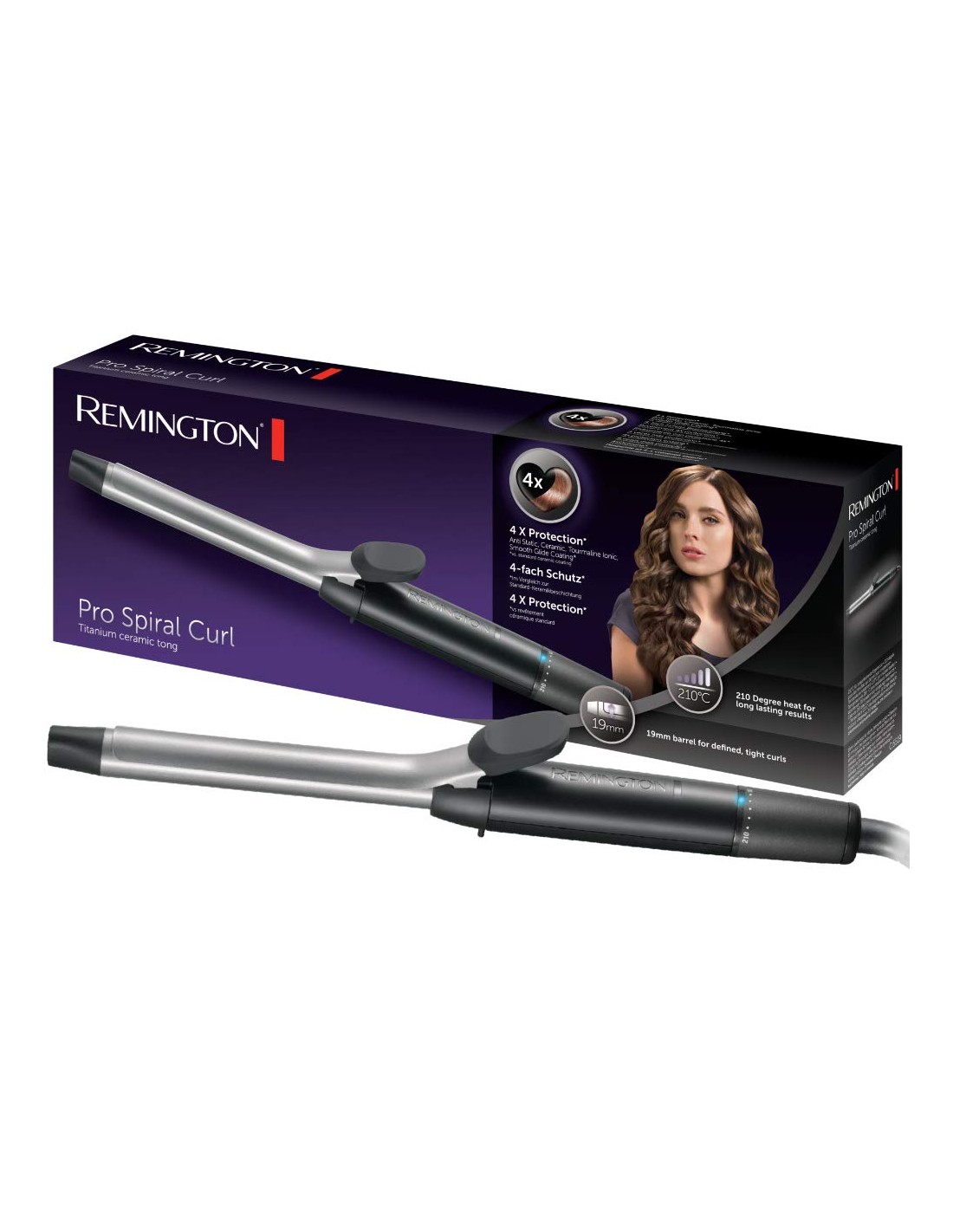 PIASTRE PER CAPELLI: vendita online ARRICCIACAPELLI CI5519 PRO SPIRAL CURL in offerta