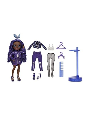 GIOCATTOLO PUBBLICIZZATO: vendita online Rainbow High Krystal Bailey, Bambola Viola Collezionabile, Vestiti e Accessori Moda,...
