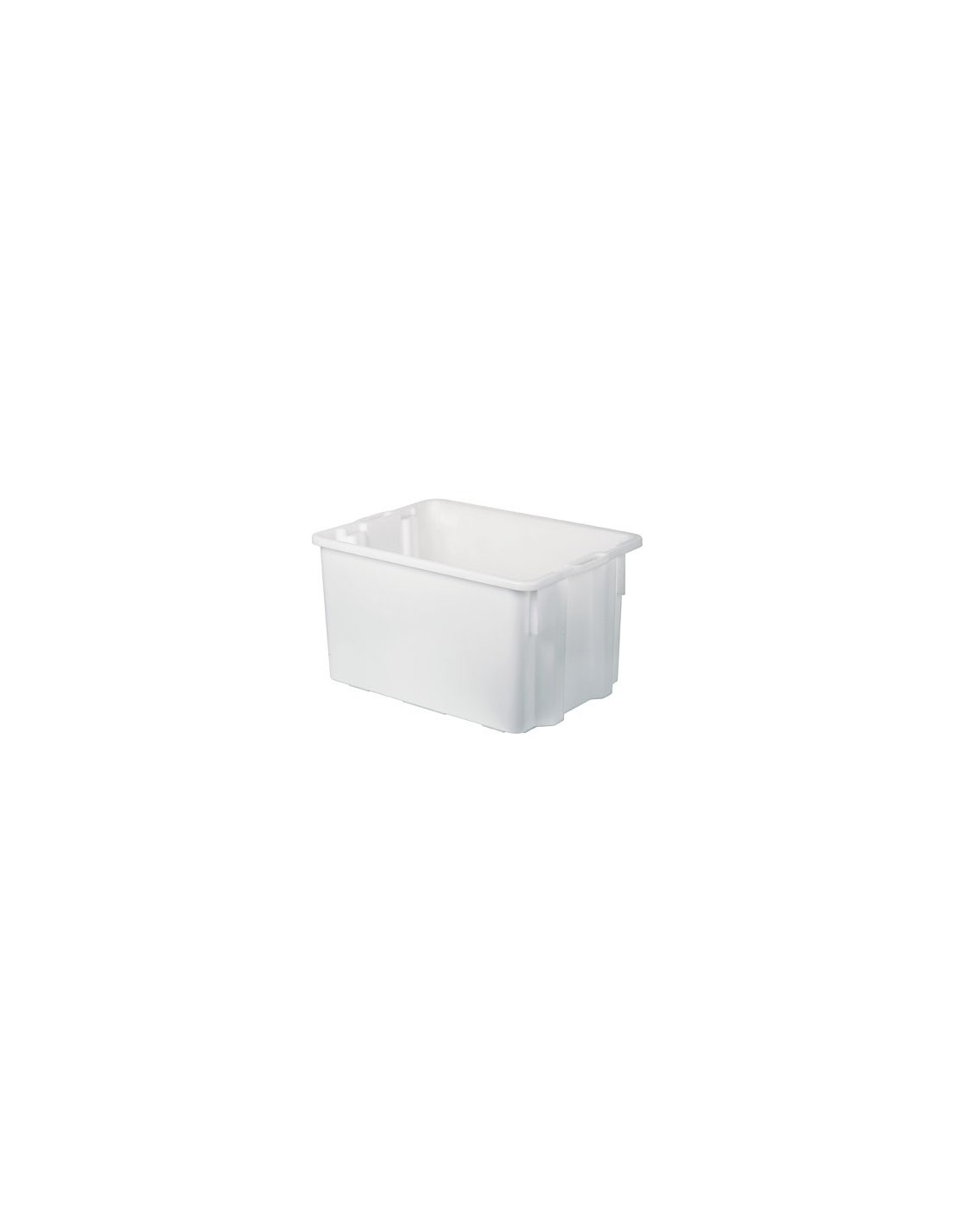 LINEA PANE E PIZZA: vendita online CESTONE GIGANPLAST CHIUSO 52 X 42 H 30 BIANCO 250P in offerta
