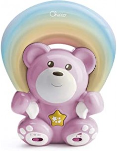 PRESCOLARI: vendita online ORSETTO ARCOBALENO PROIETTORE MUSICALE ROSA CHICCO in offerta