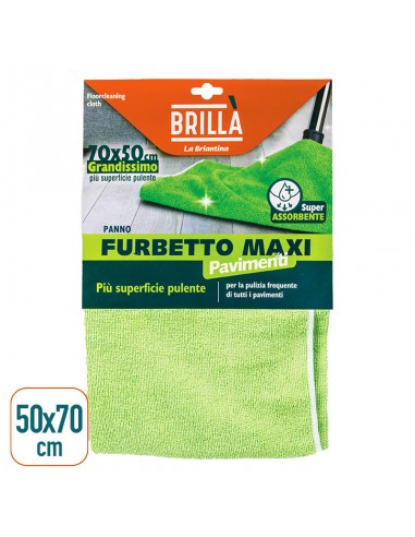 PANNI MICROFIBRA E PAVIMENTI: vendita online FURBETTO PANNO MAXI 50X70 CM LA BRIANTINA in offerta