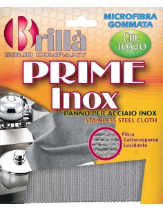 PANNI MICROFIBRA E PAVIMENTI: vendita online PANNO PRIME INOX 30X30 CM LA BRIANTINA in offerta