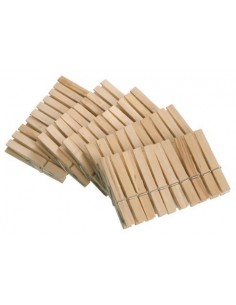 ACCESSORI BUCATO: vendita online PINZE BUCATO LEGNO GIGANTI 20PZ 10 CM LA BRIANTINA in offerta 2