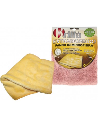 PANNI MICROFIBRA E PAVIMENTI: vendita online PANNO IN MICROFIBRA EXTRAMORBIDO 35X35 CM LA BRIANTINA in offerta