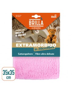 PANNI MICROFIBRA E PAVIMENTI: vendita online PANNO IN MICROFIBRA EXTRAMORBIDO 35X35 CM LA BRIANTINA in offerta 2