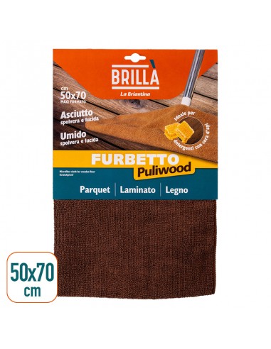 PANNI MICROFIBRA E PAVIMENTI: vendita online PANNO FURBETTO PAN04309A PULIWOOD 50X70 in offerta