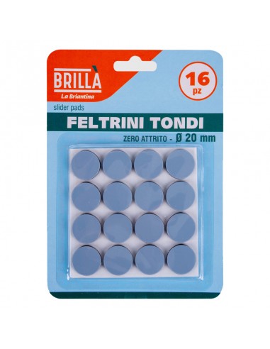 UTENSILERIA: vendita online FELTRINI TONDI 06471 16PZ D20MM in offerta