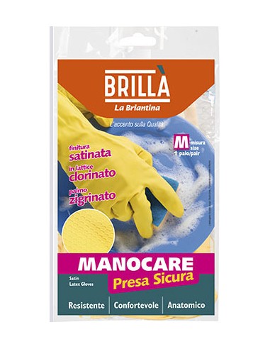 ACCESSORI LAVELLO: vendita online GUANTI LATTICE MISURA MEDIA 2PZ in offerta