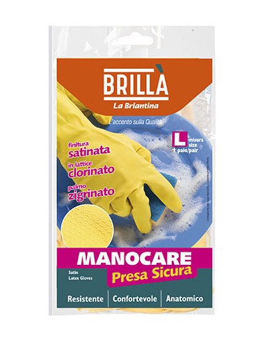 ACCESSORI LAVELLO: vendita online GUANTI LATTICE MISURA GRANDE 2PZ in offerta