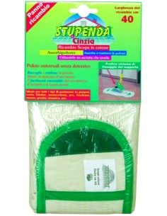 SCOPE E SPAZZOLONI: vendita online RICAMBIO SCOPE COTONE CINZIA 40 CM LA BRIANTINA in offerta