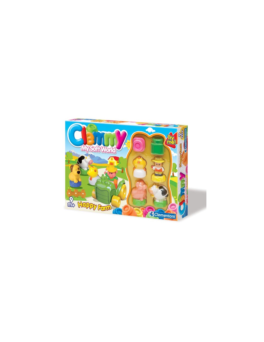 PRESCOLARI: vendita online CLEMMY 14775/14954 COSTRUZIONI MORBIDE HAPPY FARM CLEMENTONI in offerta