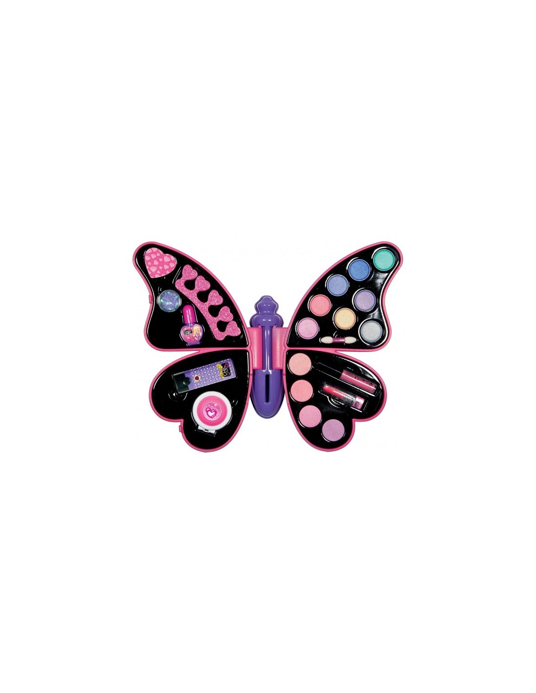 GIOCHI GIRL: vendita online CRAZY CHIC CLEMENTONI BUTTERFLY BEAUTY SET TROUSSE PER BAMBINI in offerta