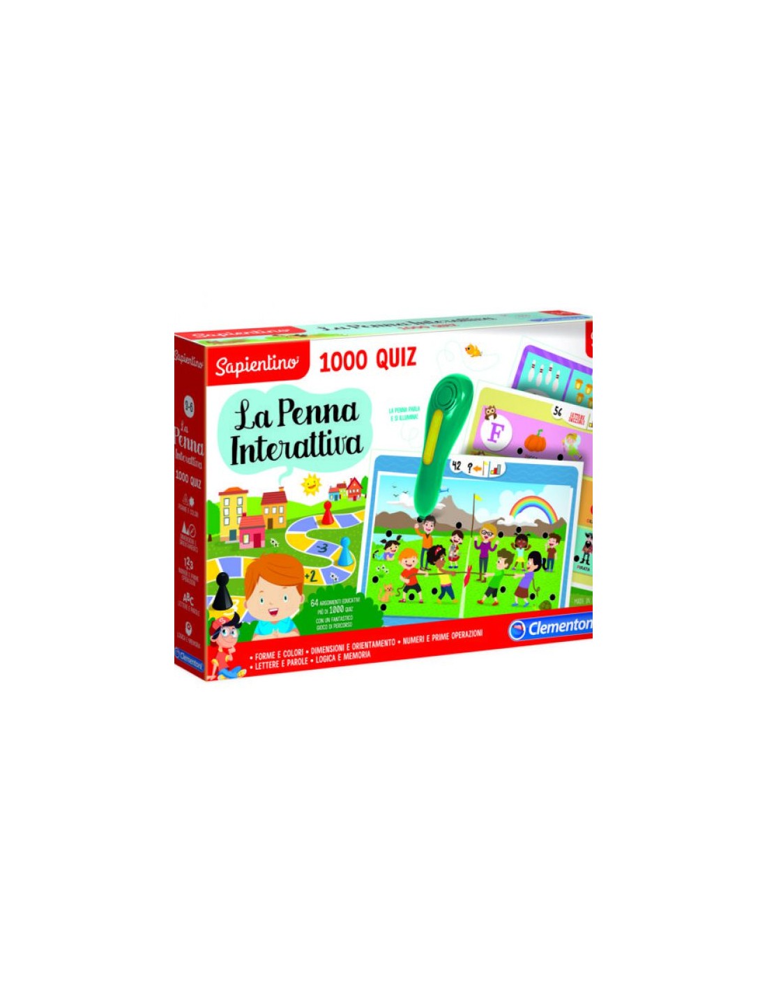 PRESCOLARI: vendita online SAPIENTINO 16211 PENNA INTERATTIVA 1000QUIZ in offerta