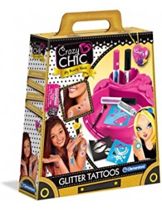 GIOCHI GIRL: vendita online CRAZY CHIC 18513 GLITTER TATTOOS in offerta