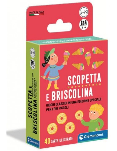 PRESCOLARI: vendita online GIOCO CARTE 16633 SCOPETTA BRISCOLINA in offerta