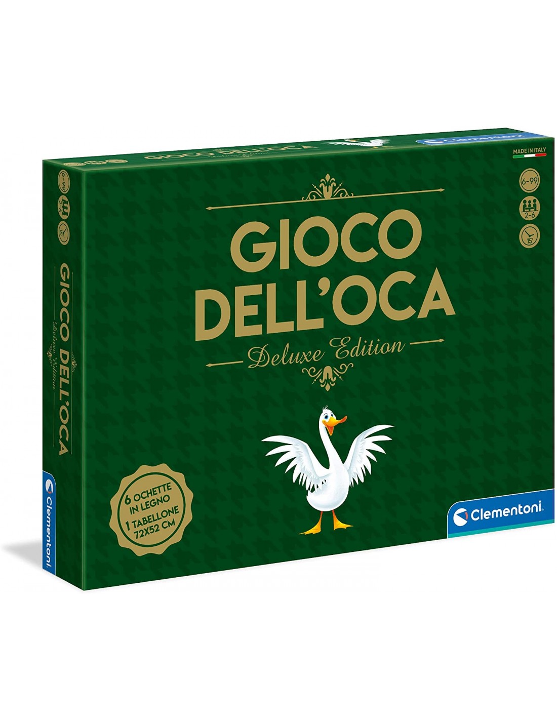 GIOCHI DI SOCIETA'E PUZZLE: vendita online CLEMENTONI, GIOCO DELL’OCA DELUXE, GIOCO DA TAVOLO, 38X27X5 CM in offerta