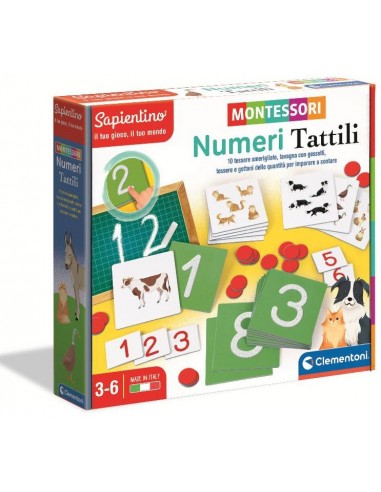 PRESCOLARI: vendita online MONTESSORI NUMERI TATTILI 16361 in offerta