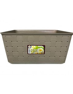 CESTE BUCATO PLASTICA: vendita online CESTA COUNTRY IN PLASTICA 39X29X18 CM LEGA in offerta 2