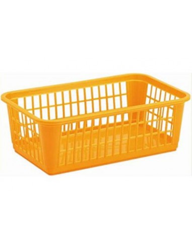 CESTE BUCATO PLASTICA: vendita online MINICESTA MILLEUSI IN PLASTICA FORATA 26X16X8 CM LEGA in offerta