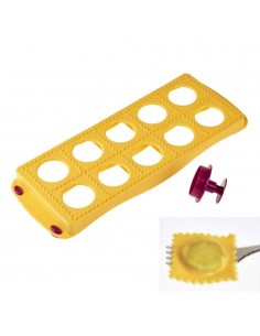 MACCHINE PASTA E UTENSILI: vendita online STAMPO 10 RAVIOLI IN POLIPROPILENE METALTEX in offerta 2