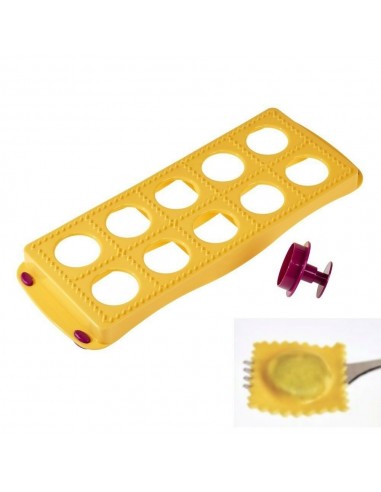 MACCHINE PASTA E UTENSILI: vendita online STAMPO 10 RAVIOLI IN POLIPROPILENE METALTEX in offerta
