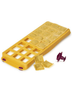 MACCHINE PASTA E UTENSILI: vendita online STAMPO 24 RAVIOLI QUADRATI 25X6,5 CM METALTEX in offerta 2