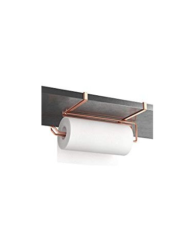 CARRELLI E MENSOLE: vendita online EASYROLL COPPER PORTAROTOLO IN RAME CON GANCIO METALTEX in offerta