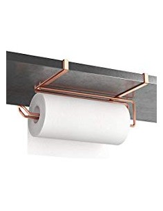 CARRELLI E MENSOLE: vendita online EASYROLL COPPER PORTAROTOLO IN RAME CON GANCIO METALTEX in offerta 2