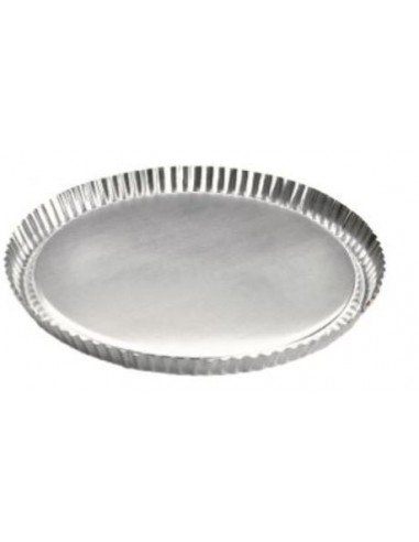 STAMPI E FORME ANTIADERENTE: vendita online STAMPO CROSTATA IN ACCIAIO STAGNATO 30 CM METALTEX in offerta