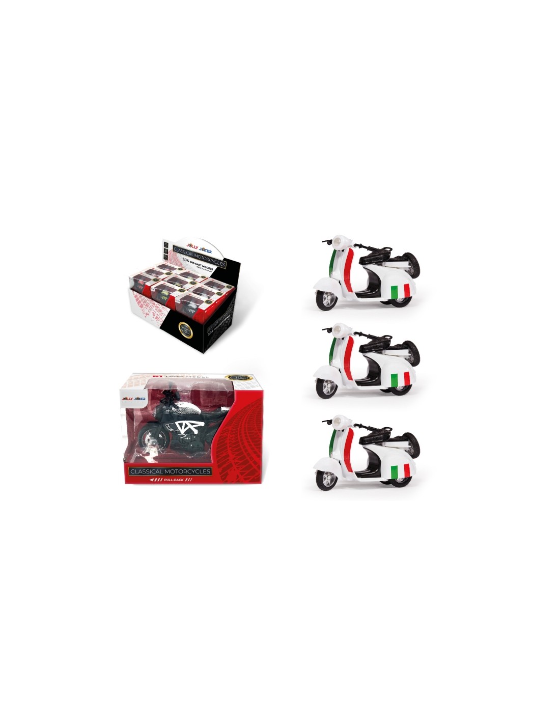 GIOCHI BOY: vendita online MOTO MODELLO 1:14 RETROCARICA ASSORTITO in offerta