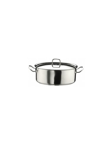 PENTOLE - COPERCHI ACCIAIO: vendita online ECOLINE CASSERUOLA OVALE CON COPERCHIO 32 CM PINTINOX in offerta