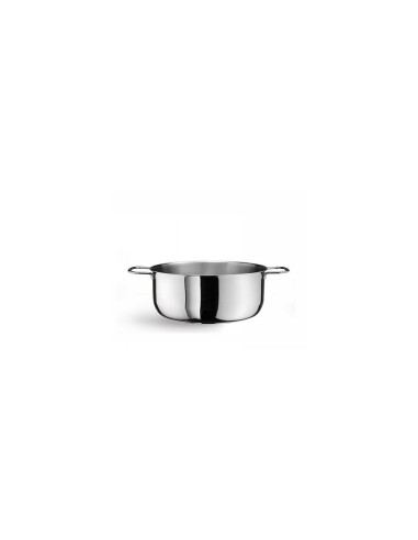 PENTOLE - COPERCHI ACCIAIO: vendita online ECOLINE CASSERUOLA IN ACCIAIO INOX 2 MANICI 28 CM PINTINOX in offerta