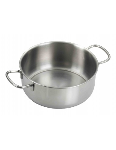 PENTOLE - COPERCHI ACCIAIO: vendita online ECOLINE CASSERUOLA 2 MANICI INOX 16 CM PINTINOX in offerta