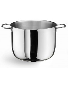 PENTOLE - COPERCHI ACCIAIO: vendita online ECOLINE PENTOLA IN ACCIAIO INOX 2 MANICI 18 CM PINTINOX in offerta 2
