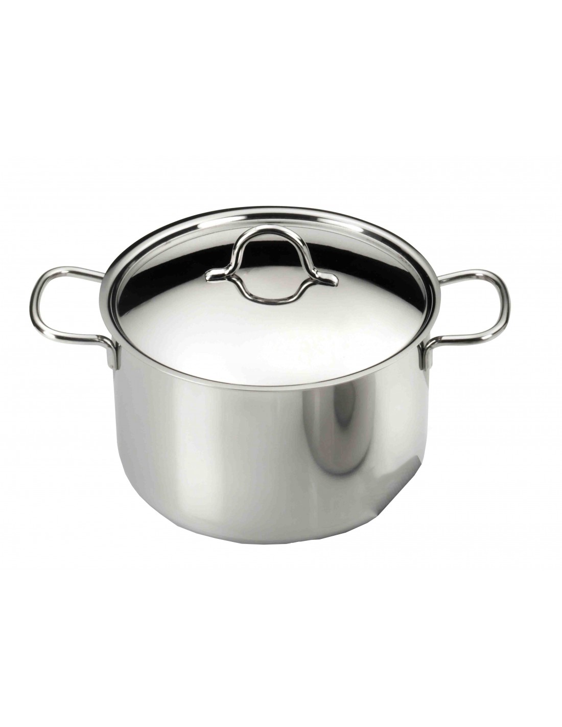 PENTOLE - COPERCHI ACCIAIO: vendita online ECOLINE PENTOLA IN ACCIAIO INOX 2 MANICI 22 CM PINTINOX in offerta