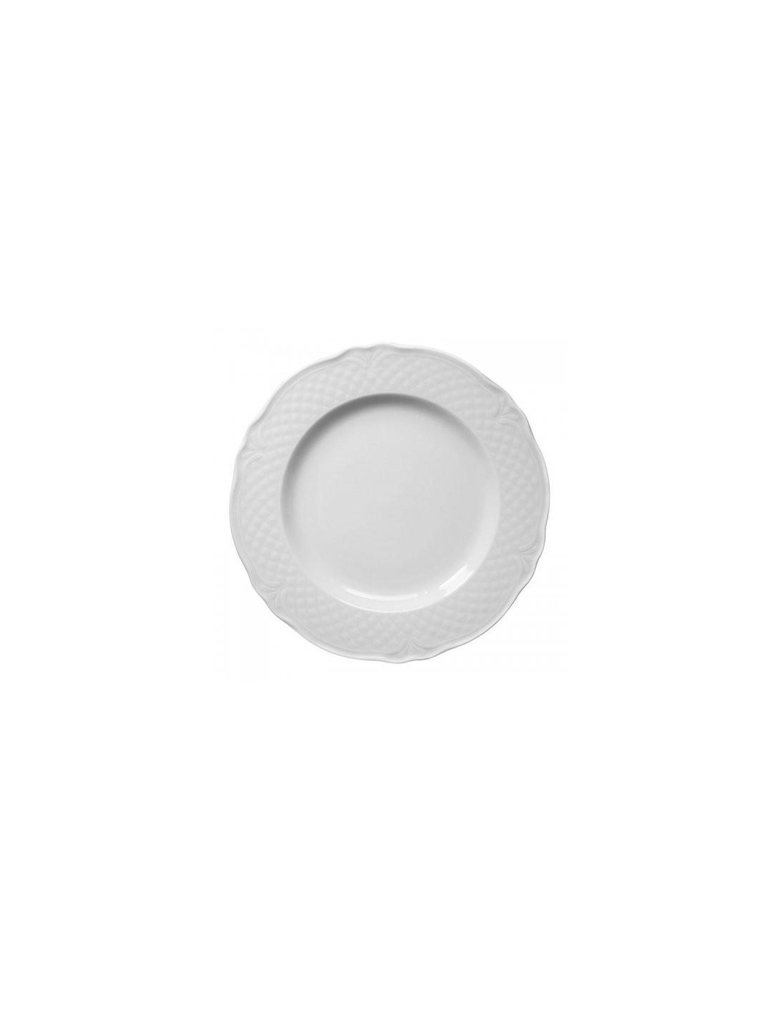 PIATTI: vendita online MALAGA PIATTO TONDO BIANCO 31CM SATURNIA in offerta