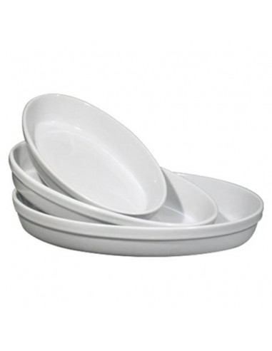 PIROFILE: vendita online ROMA PIROFILA OVALE 28 CM BIANCO SATURNIA in offerta